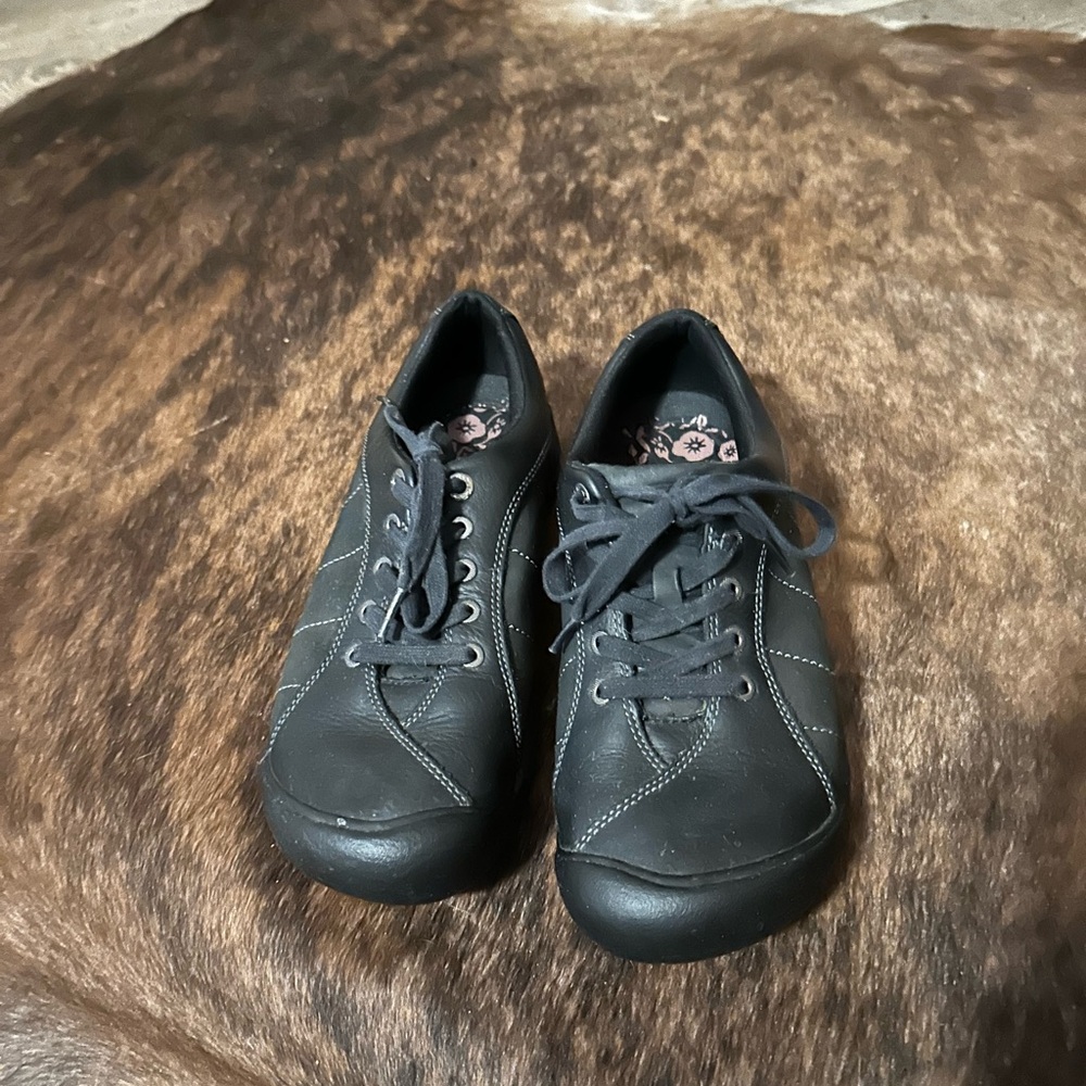 Keen Black Lace-Up Sneakers